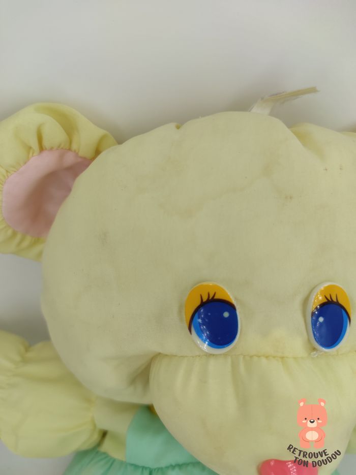 Peluche Ours Jaune Fluffy Biking Puffalump - photo numéro 4