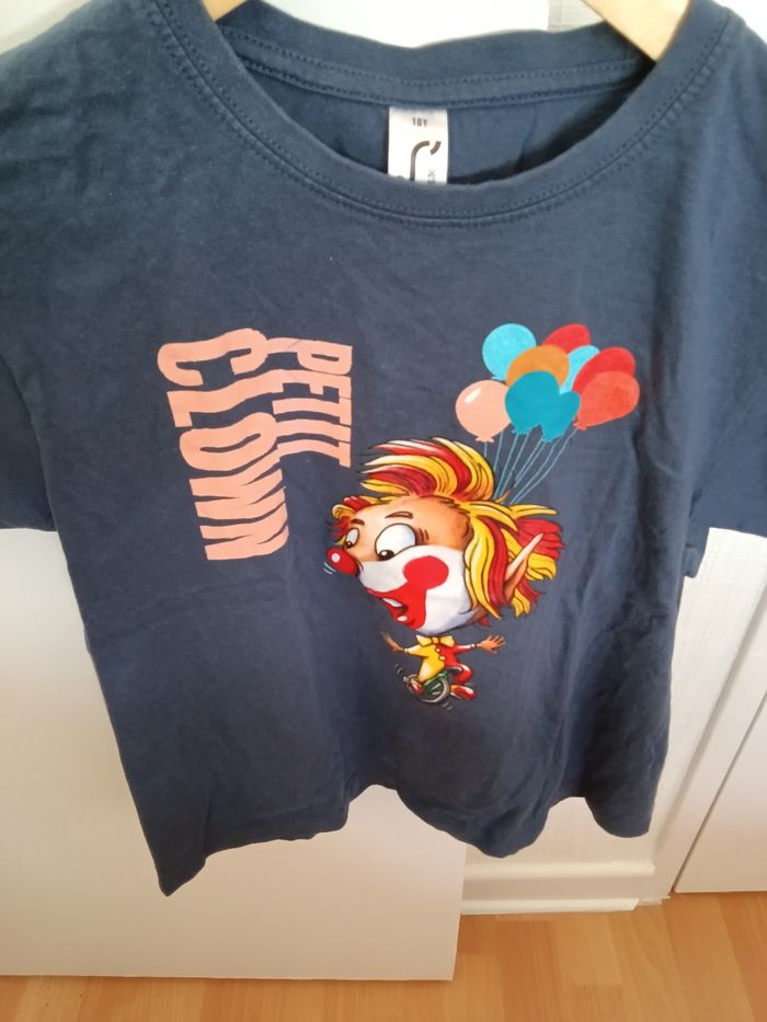 Tee-shirt cap fun bleu marine et multicolore - photo numéro 3