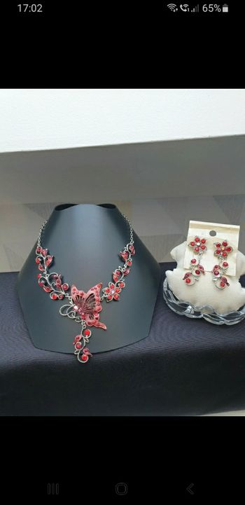 Parure de bijoux fantaisie 