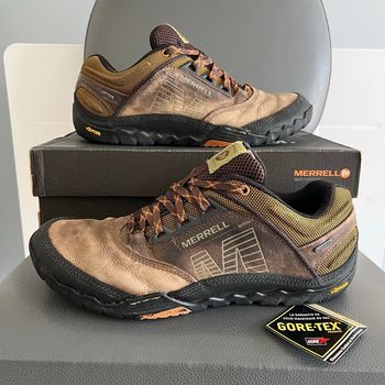 Chaussures de randonnée homme Merrell Annex Gore-tex cuir marron P. 44,5