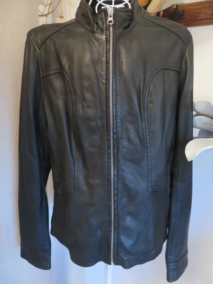 blouson en cuir - photo numéro 2