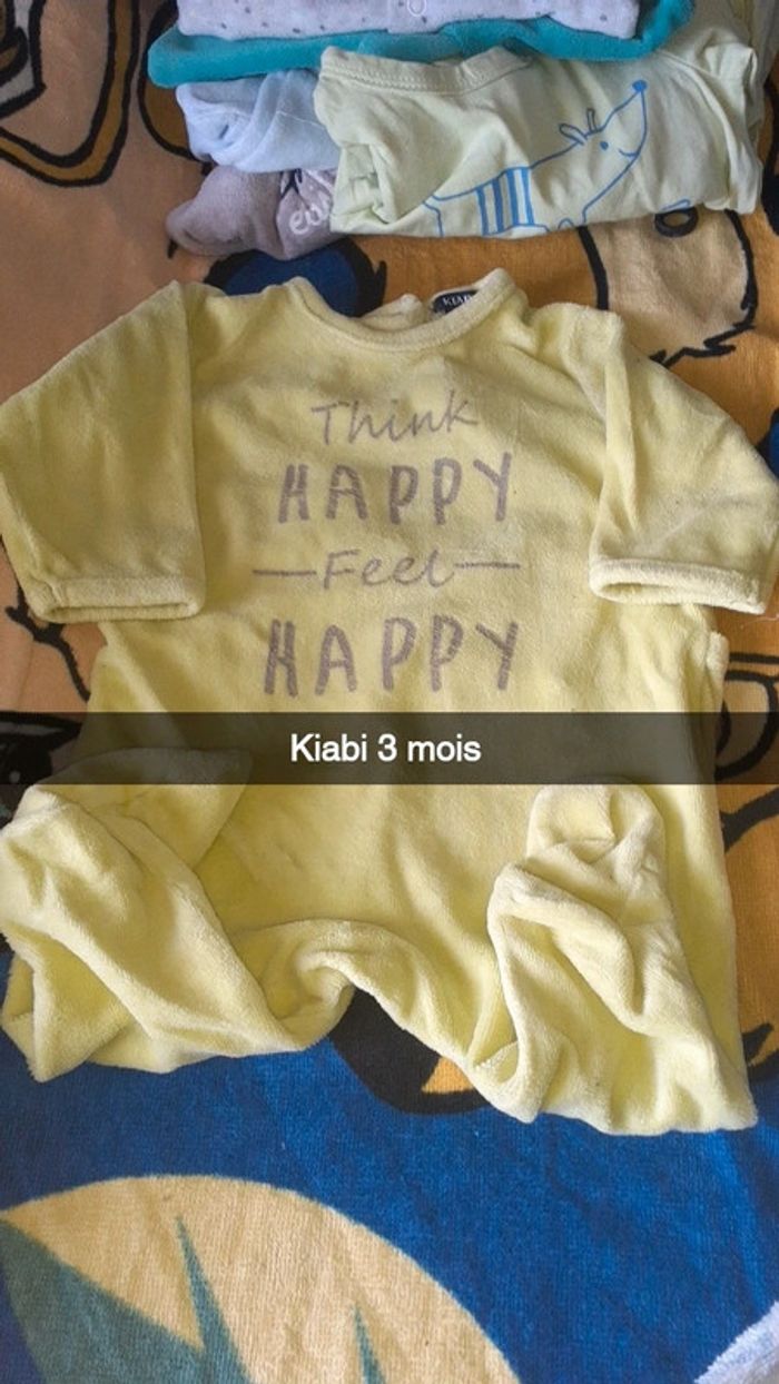 Lot de 10 pyjamas 3 mois - photo numéro 8
