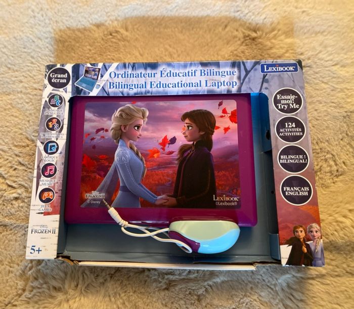 Ordinateur éducatif bilingue Disney Frozen II - Lexibook 124 activités éducatives - photo numéro 6