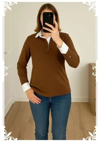 Polo marron Bilbao Original – Taille XL