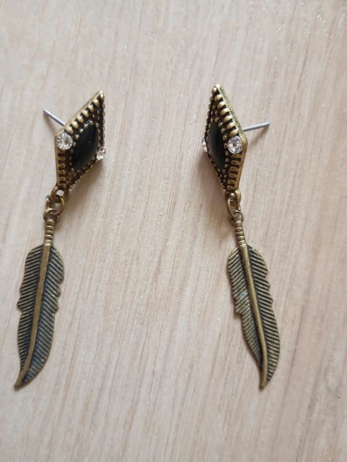 Clous d'oreilles bronze acier inoxydable