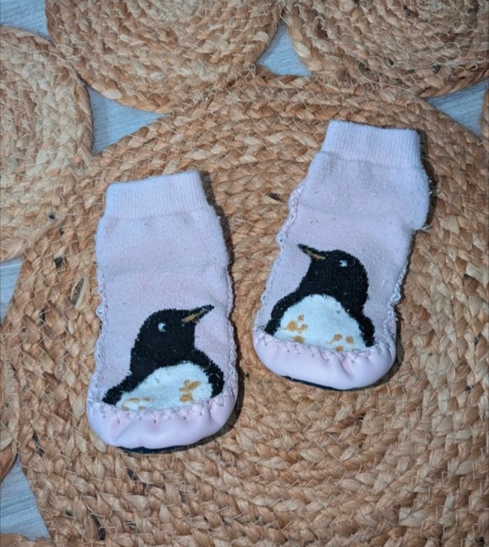 Chaussons chaussettes fille 22/24 Tex