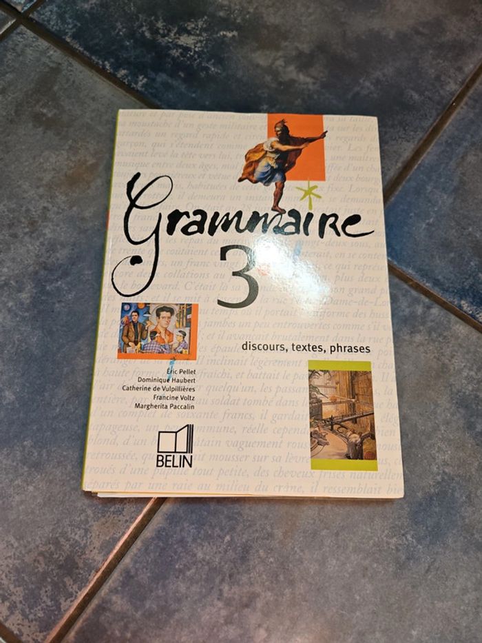 Grammaire 3eme belin