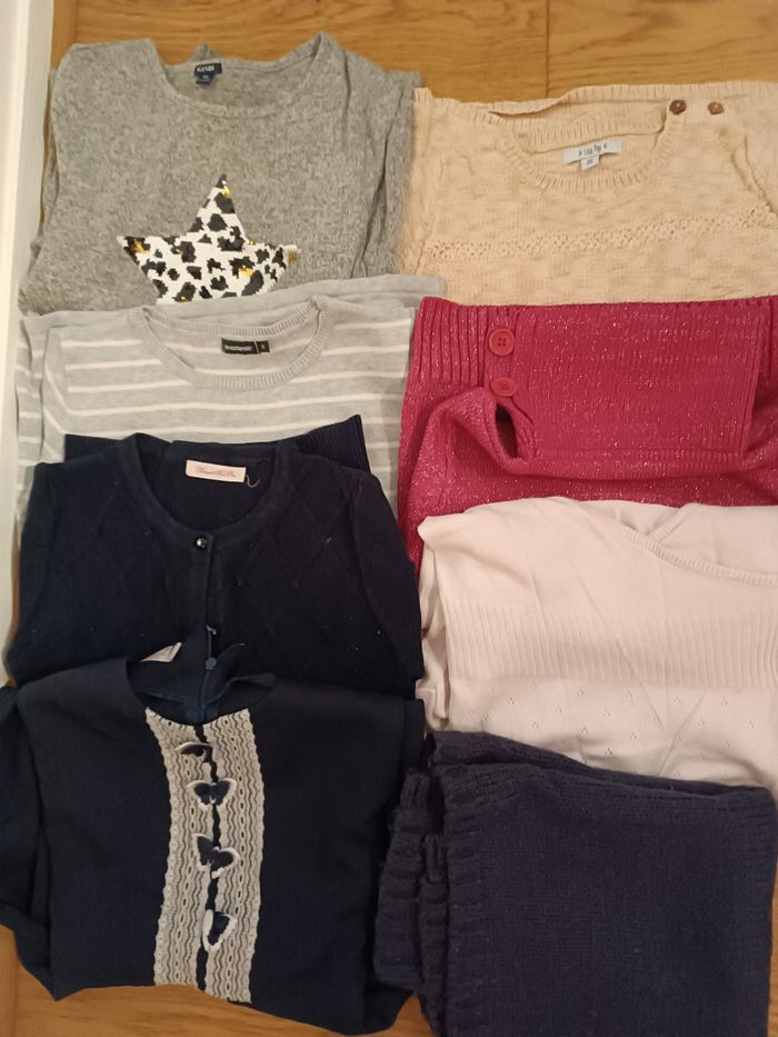 Lot de pulls gilets 10 ans - photo numéro 2