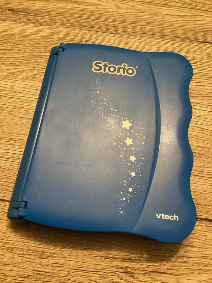 console de jeu portable tactile storio vtech bleu avec 1 jeu - photo numéro 4
