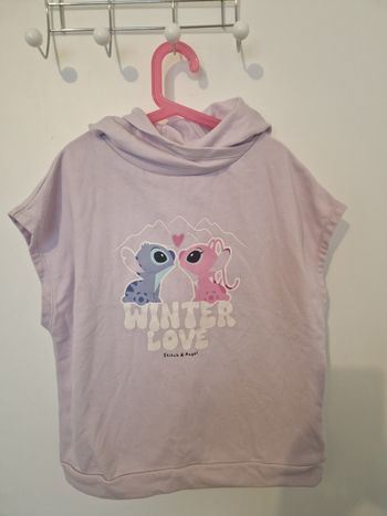 Sweat sans manche Stitch x Angel