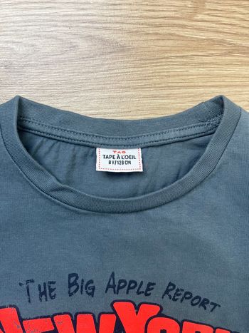 T-shirt Tape à l’œil bleu pétrole New York 1983