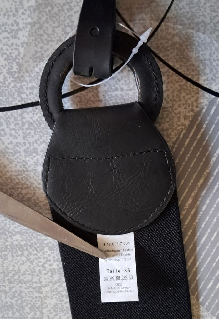 Lot ceintures noires NEUVES pour femme taille 85 et 95 - photo numéro 7