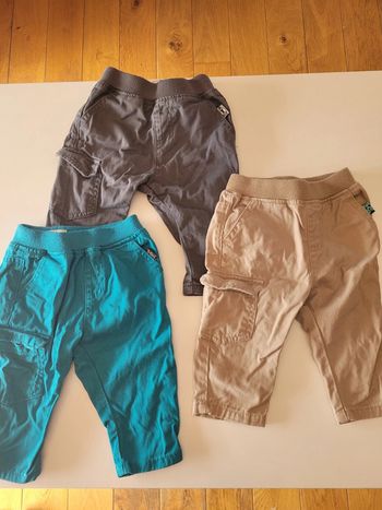 Lot de 3 pantalons 6 mois