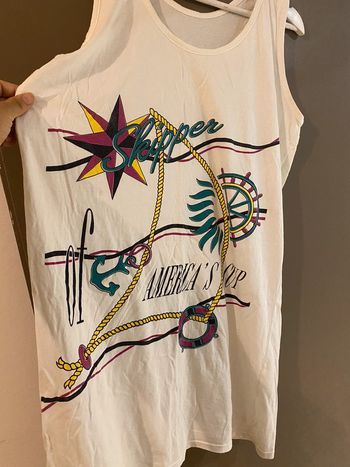 Débardeur maternité motifs américa’s cup taille unique