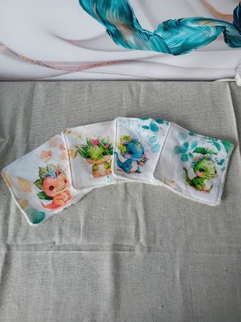 Lingettes bébé lavable