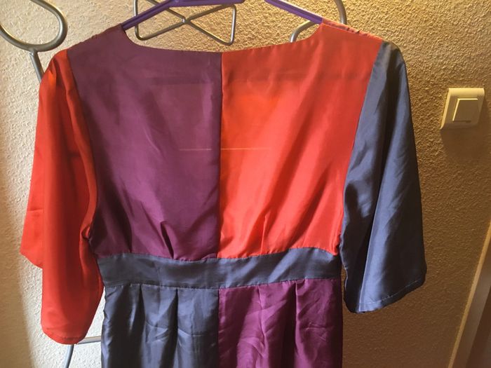 Tunique colorée en soie - photo numéro 3