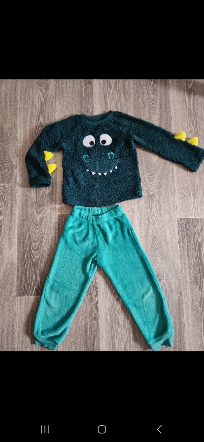 Pyjama polaire pilou chaud hiver