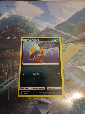 Carte Pokemon Carvanha 60pv neuve