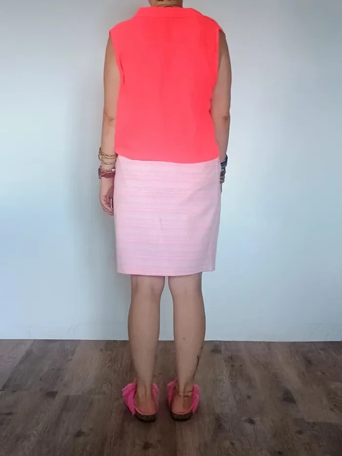 blouse rose fluo T44 - photo numéro 4