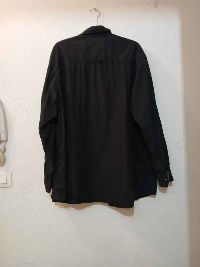 Chemise homme noir basic " Angelo Litrico" taille 2xl - photo numéro 4