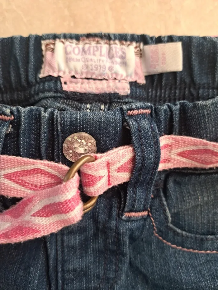 Jean taille élastique 4 ans 👧 Complices en TBE - photo numéro 2