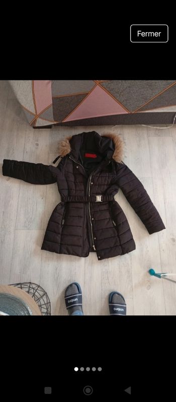 Manteau a capuche