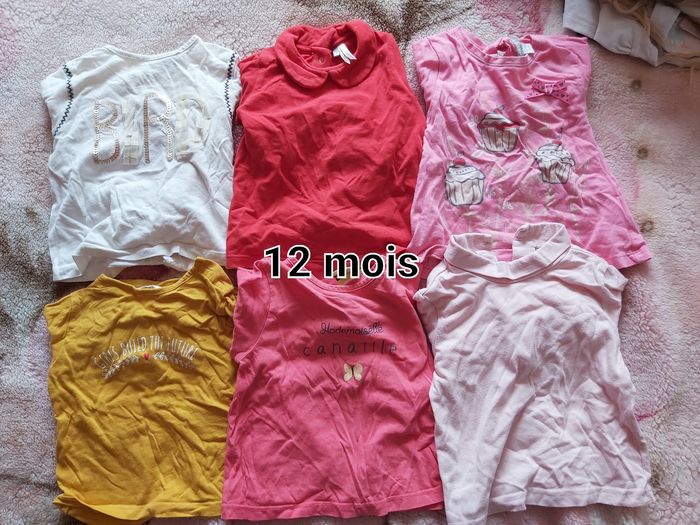 Tee-shirt fille 12 mois