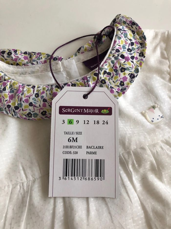 Chemise Neuve Sergent-major 6 mois - photo numéro 2