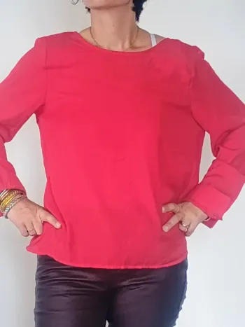 Top dos dénudé rouge  neuf L
