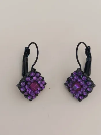 Boucles d'oreilles fantaisies vintage