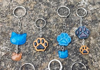 Lot portes clés chat