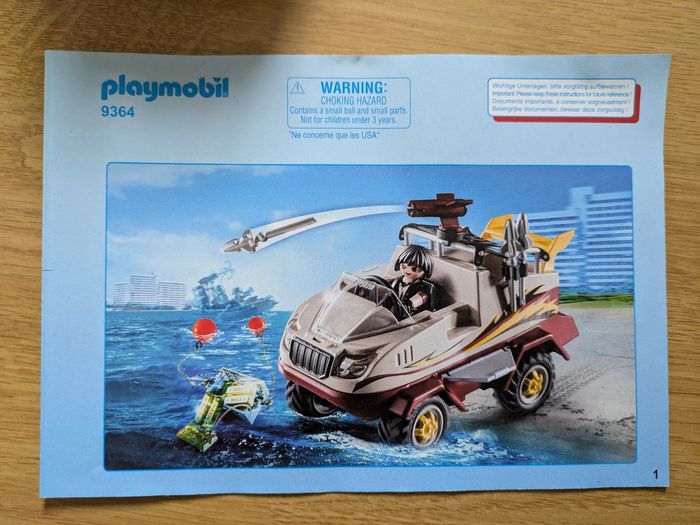 Playmobil le bandit et son véhicule amphibie - photo numéro 5