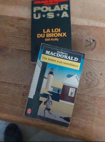 Lot  de  2  romans  policiers