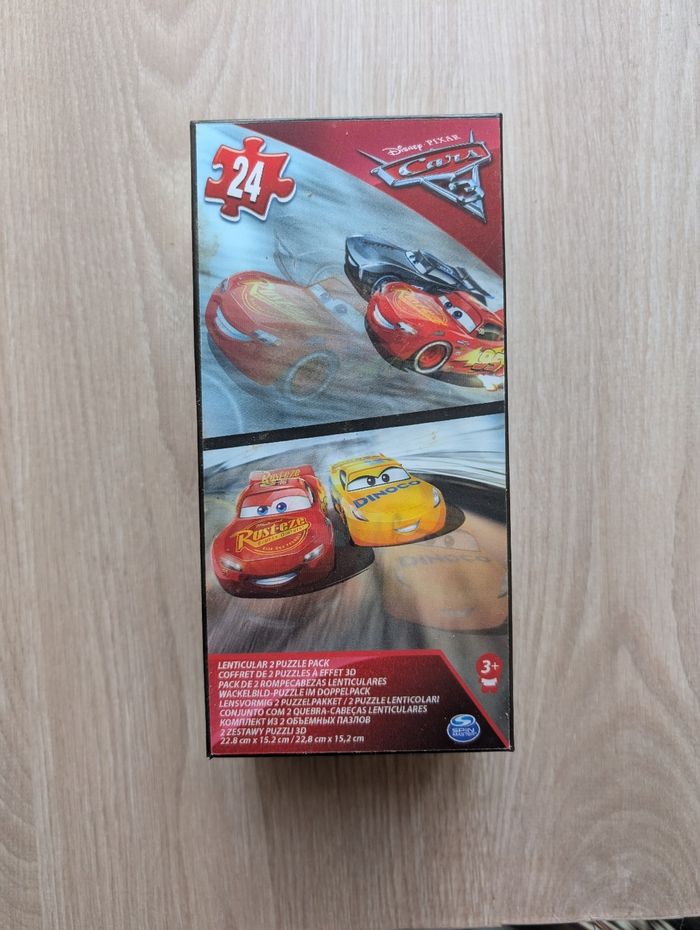 Coffret puzzles Cars avec effet 3D - photo numéro 2