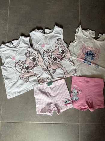 Lot ensemble pyjama stitch