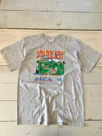 Tee shirt printed Nike vintage State cup 2001 Cal south