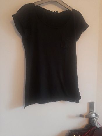 🟥 Tee shirt noir avec poche