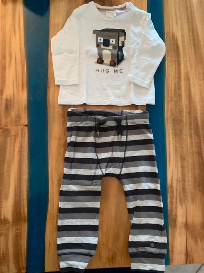 Ensemble Zara 6/9 mois - photo numéro 2