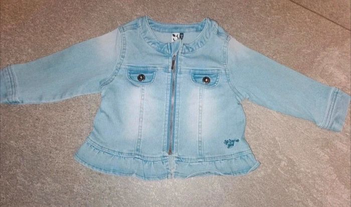 Veste en jean bébé fille 9/12 mois NEUVE