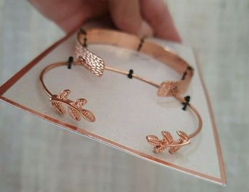 Lot de 2 bracelets fantaisie ajustable au poignet