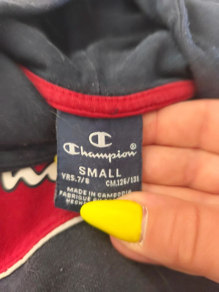 Sweat marque champion taille 7-8 ans - photo numéro 3