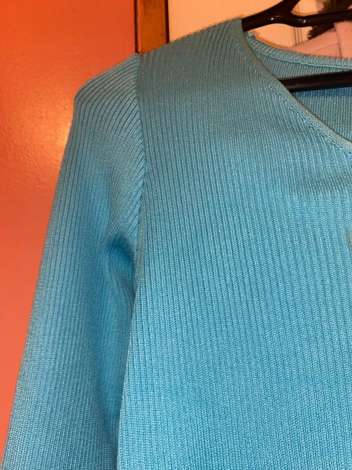 Pull turquoise primark - photo numéro 4