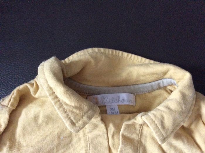 Lot de 2 t shirt polos manches longues 3 mois - photo numéro 4