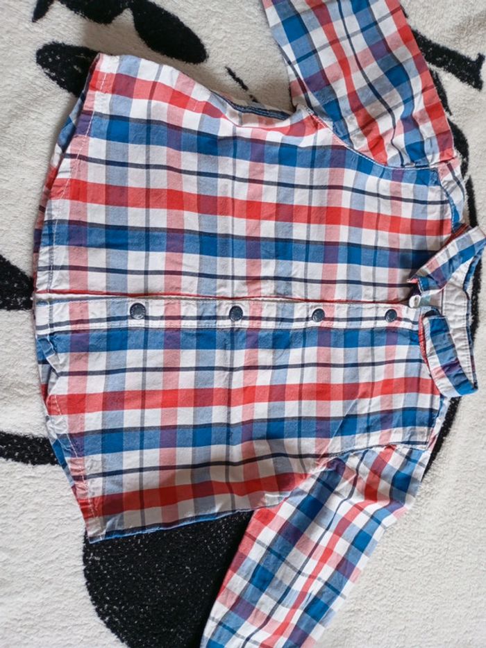 Chemise manches longues obaibi 12 mois - photo numéro 2