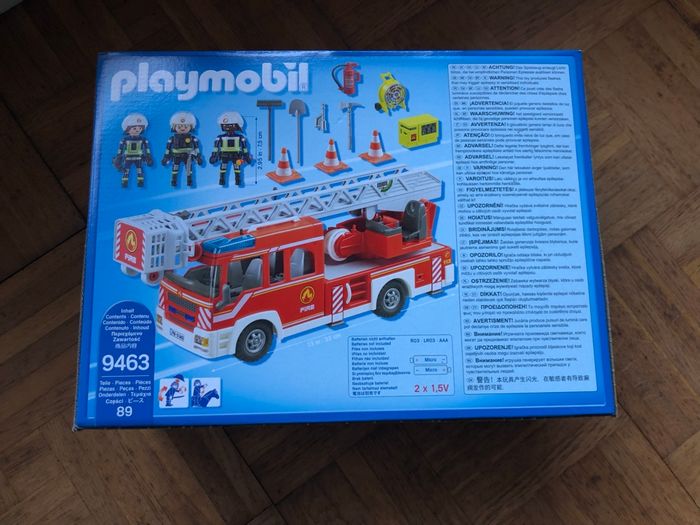Neuf - Playmobil 9463 Camion de Pompiers avec échelle pivotante - photo numéro 2