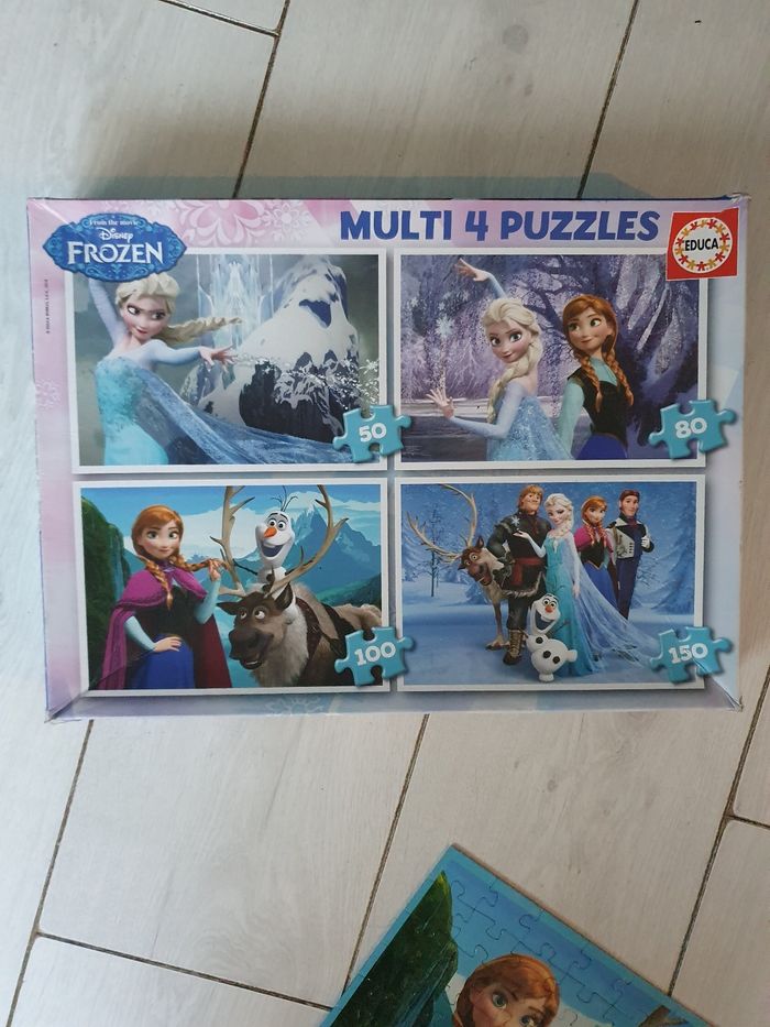 Multi puzzle la reine des neiges