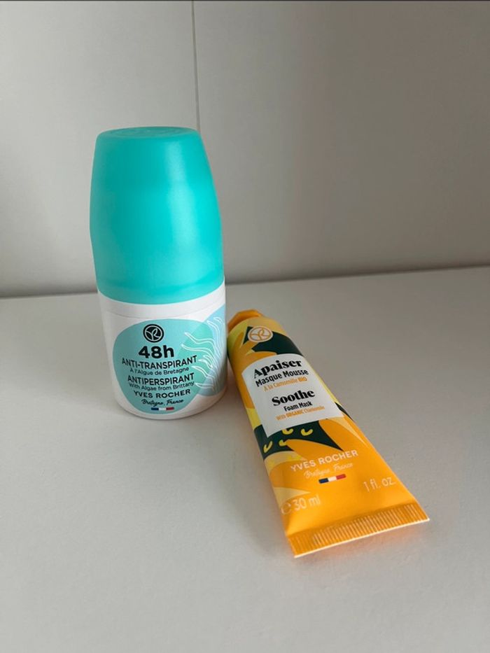 Deodorant + masque yves rocher