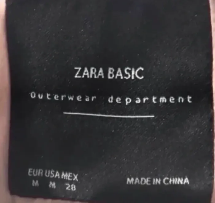 Veste aviateur Zara basic rose taille M - photo numéro 3
