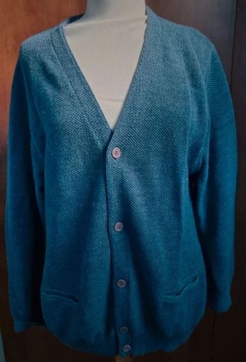 Cardigans bleu avec poches taille 2xl-3xl
