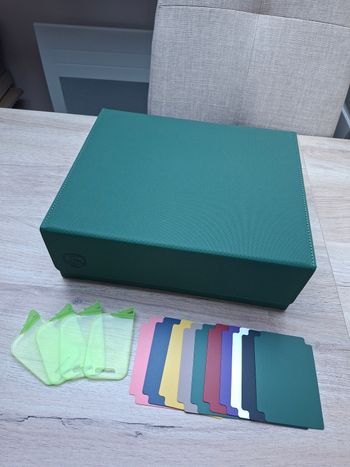 Boite de rangement pour 1800 cartes Pokémon / one piece + intercalaires et séparateurs